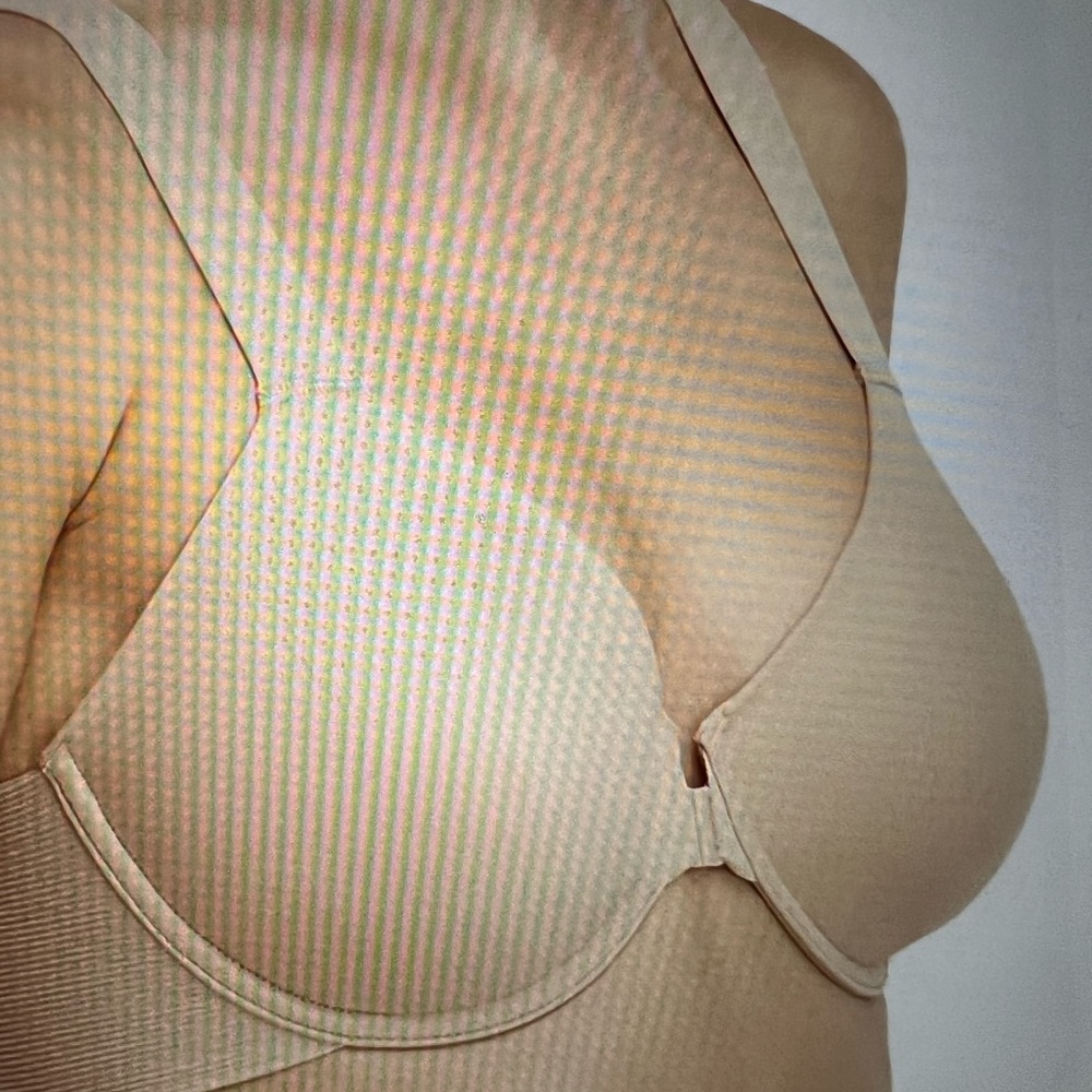 🤎MINT🤎 Spanx Bra-llelujah Unlined Front close Bra in Naked Color Size 38D